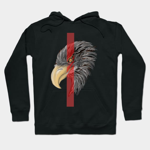 Eagle Head Hoodie by Z1